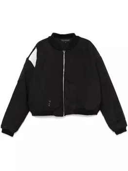 Куртка в стиле пэчворк Who Decides War, черный