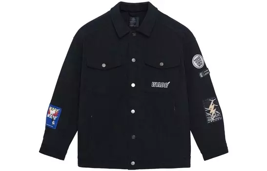 Куртка Wade Collection унисекс, черная Lining, черный