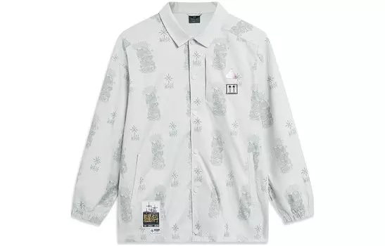 Куртка Wade Collection унисекс светло-серая Lining, серый