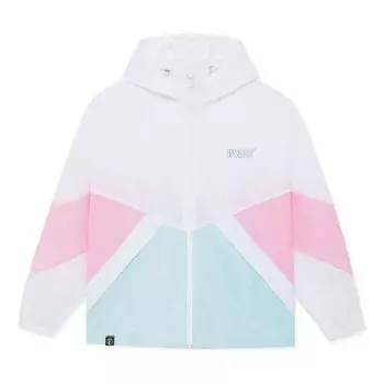 Куртка way of wade logo color block с капюшоном Li-Ning, белый