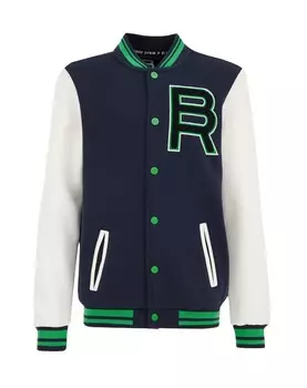 Куртка WE Fashion Between-Season, темно-синий