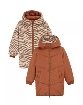 Куртка WE Fashion Winter, коричневый