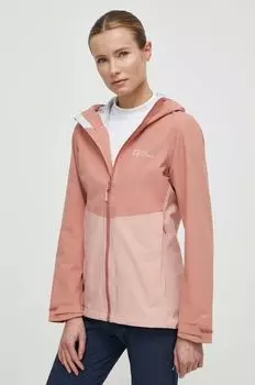 Куртка Weiltal 2L для отдыха на открытом воздухе Jack Wolfskin, оранжевый