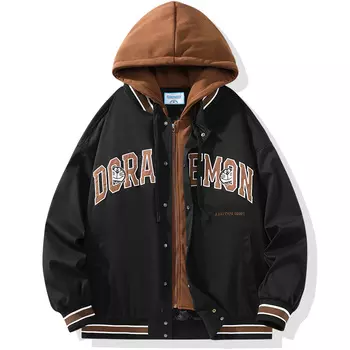 Куртка весна-осень унисекс Doraemon, хаки