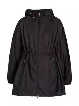 Куртка Wete с капюшоном и шнурком на шнурке Moncler, черный