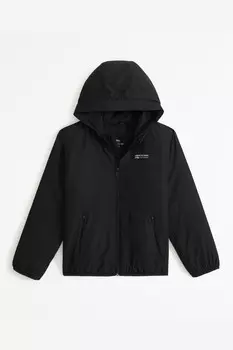 Куртка ветровка Abercrombie & Fitch, черный
