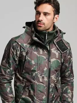 Куртка-ветровка Superdry Mountain SD, альпийский камуфляж