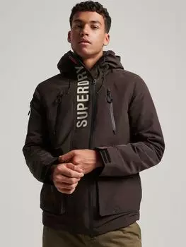 Куртка-ветровка Superdry Ultimate SD, темно-коричневый дуб