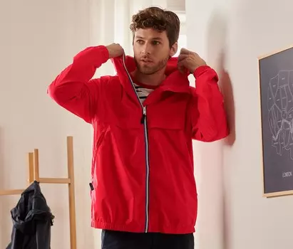 Куртка-ветровка Tchibo, красный