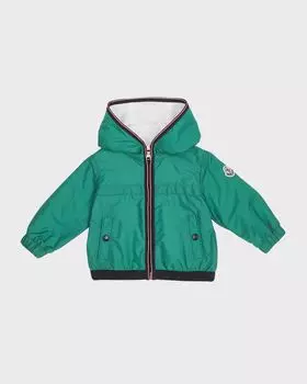 Куртка ветрозащитная с капюшоном Anton для мальчика, размер 12М-3 Moncler, цвет Shady Glade