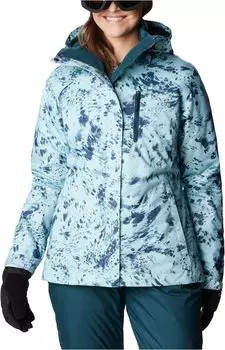 Куртка Whirlibird IV Interchange Jacket Columbia, цвет Aqua Haze Flurries Print