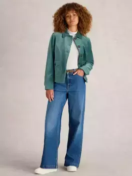 Куртка White Stuff Amelia Velvet, цвет dusty green