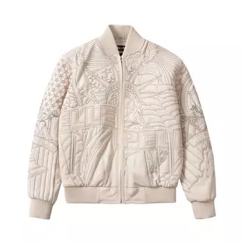 Куртка Who Decides War x Pelle Pelle Monument Jacket 'Cream', белый