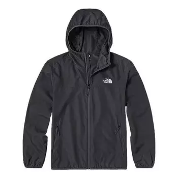 Куртка wind jacket 'black' The North Face, черный