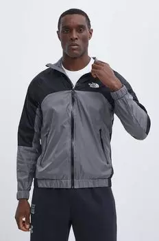 Куртка Wind Shell на молнии во всю длину The North Face, серый