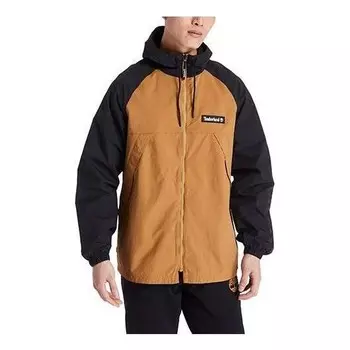 Куртка windbreaker full zip jacket 'brown black' Timberland, коричневый