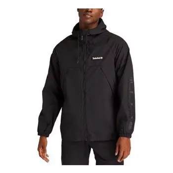 Куртка windbreaker zip through jacket 'black' Timberland, черный