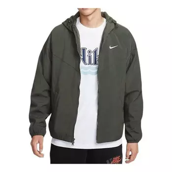 Куртка windrunner jacket 'black' Nike, черный
