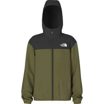 Куртка windwall с капюшоном never stop – для мальчиков The North Face, зеленый