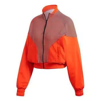 Куртка (WMNS) adidas Cover Up Jacket Orange/Yellow/Black, черный