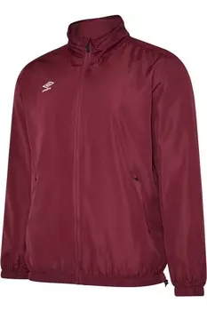 Куртка водонепроницаемая Umbro Club Essential, бордовый