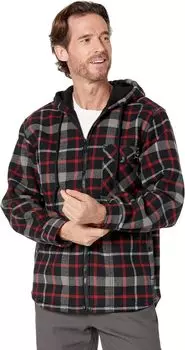 Куртка Wolverine Bucksaw Sherpa Shirt-Jac, цвет Dark Red Plaid