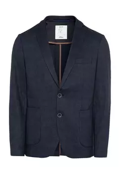 Куртка, воротник с лацканами, нагрудный карман, мужская S.Oliver BLACK LABEL, цвет 59n3 Blue