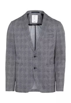 Куртка, воротник с лацканами, нагрудный карман, мужская S.Oliver BLACK LABEL, цвет 97n3 Grey/ Black