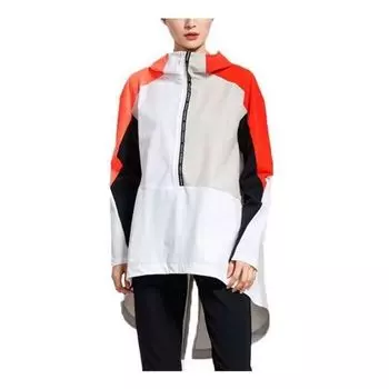 Куртка woven graphic anorak jacket 'white black orange' Under Armour, белый