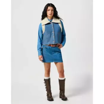 Куртка Wrangler 112356501 denim, синий