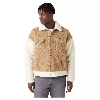 Куртка Wrangler Sherpa, коричневый