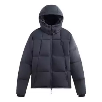 Куртка wrinkle nylon midi puffer 'torpedo' Kith, синий