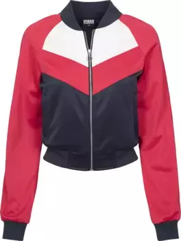Куртка всепогодная URBAN CLASSICS " Urban Classics Ladies Short Raglan Track Jacket" (1 шт.), без капюшона, белый