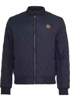 Куртка всепогодная URBAN CLASSICS " Urban Classics Men's Diamond Quilt Jacket" (1 шт.), без капюшона, цвет морской волны