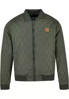 Куртка всепогодная URBAN CLASSICS " Urban Classics Men's Diamond Quilt Jacket" (1 шт.), без капюшона, оливковый