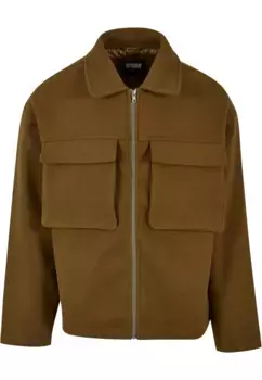 Куртка всепогодная URBAN CLASSICS " Urban Classics Men's Big Pocket Blouson" (1 шт.), без капюшона, цвет Summerolive