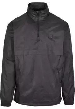 Куртка всепогодная URBAN CLASSICS " Urban Classics Men's Stand Up Collar Pullover Jacket" (1 шт.), без капюшона, черный