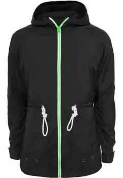 Куртка всепогодная URBAN CLASSICS " Urban Classics Men's Long Nylon Windbreaker" (1 шт.), с капюшоном, белый