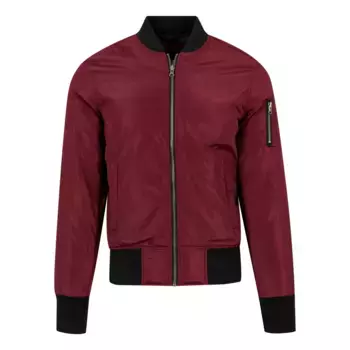 Куртка всепогодная URBAN CLASSICS " Urban Classics Men's 2-Tone Bomber Jacket" (1 шт.), без капюшона, бордовый