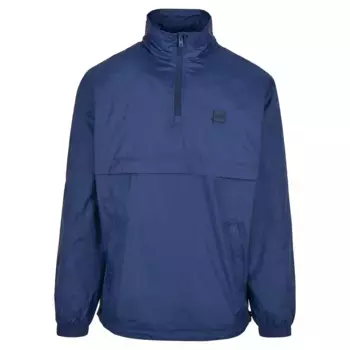 Куртка всепогодная URBAN CLASSICS " Urban Classics Men's Stand Up Collar Pullover Jacket" (1 шт.), без капюшона, синий