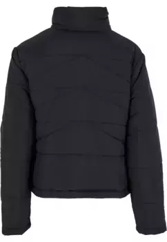 Куртка всепогодная URBAN CLASSICS " Urban Classics Women's Ladies Arrow Puffer Jacket" (1 шт.), без капюшона, черный