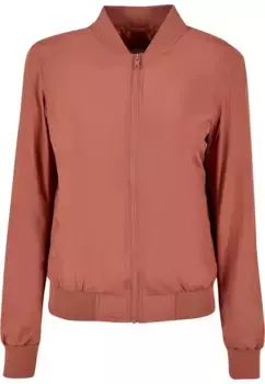 Куртка всепогодная URBAN CLASSICS " Urban Classics Women's Ladies Light Bomber Jacket" (1 шт.), без капюшона, терракотовый