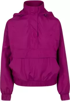 Куртка всепогодная URBAN CLASSICS " Urban Classics Women's Ladies Panel Pullover Jacket" (1 шт.), без капюшона, цвет Viola