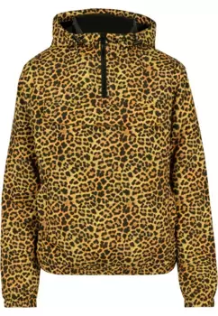 Куртка всепогодная URBAN CLASSICS " Urban Classics Women's Ladies Pattern Pullover Jacket" (1 шт.), с капюшоном, цвет Leo