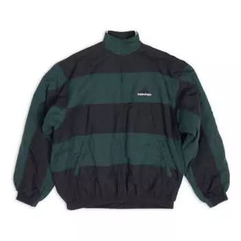 Куртка x adidas reversible tracksuit jacket 'black green' Balenciaga, черный