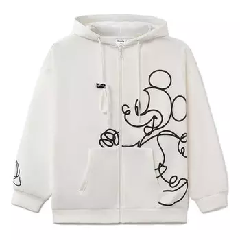 Куртка x disney graphic hooded jacket 'white' Li-Ning, белый