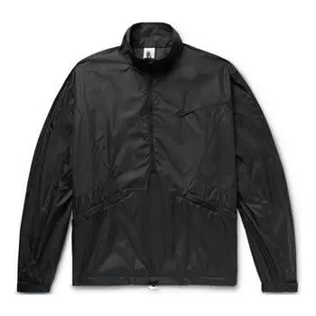 Куртка x fear of god half zipper jacket black Nike, черный