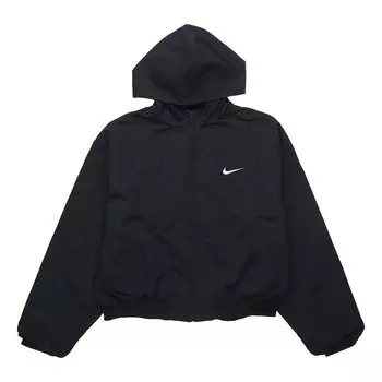Куртка x fear of god hooded bomber jacket black & fossil Nike, черный