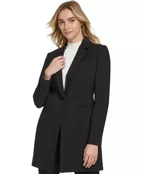Куртка x-fit на одной пуговице Calvin Klein, черный