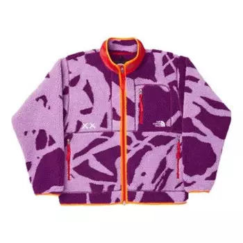 Куртка x kaws fleece jacket 'purple' The North Face, фиолетовый